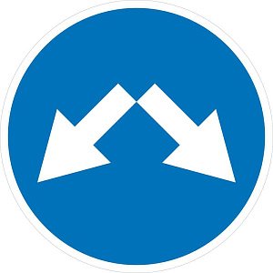 Объезд препятствия справа или слева