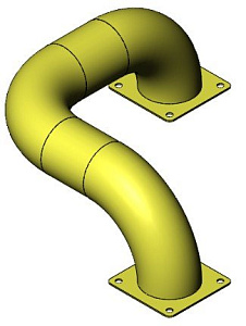 Колесоотбойник угловой D 108 мм