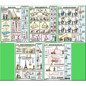 Информационный плакат Безопасность грузоподъемных работ